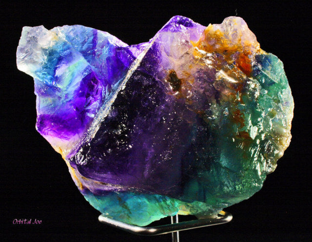 rainbow fluorite crystal