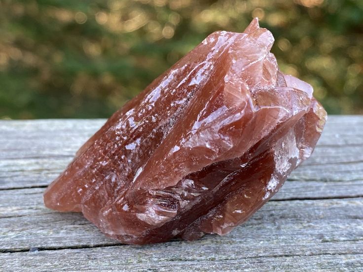 red calcite stone